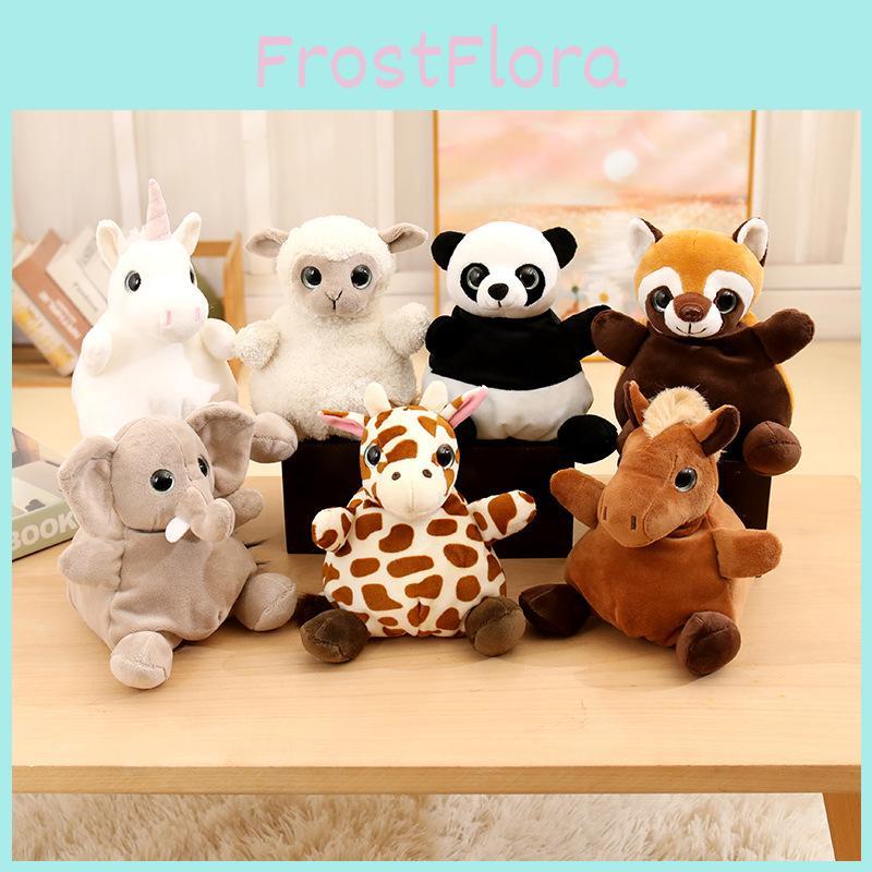 Animal Toy Panda Bag Pendant Unicorn Pony Plush Doll Elephant Key Chain Gifts