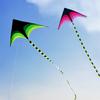 Large Delta Kite for Kids & Adults Easy To Fly Large Huge Delta Kite Come with 5m Tail Easy To Fly Kite Outdoor Toy
