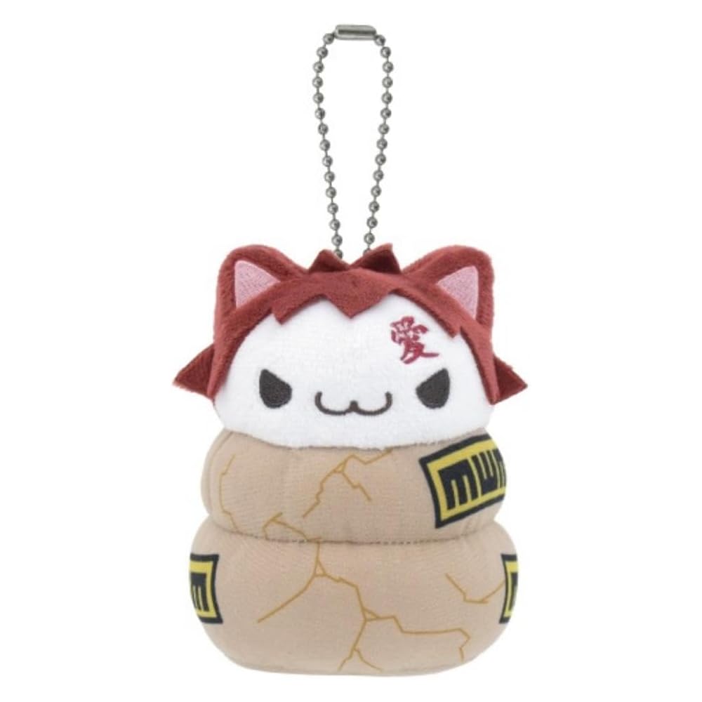 Bandai Namco Nui NARUTO Чиби Плюшевая Игрушка-Маскот Mega Cat Project Гаара Высота 110 мм