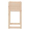 Vidaxl Donica, 40X40X81 Cm, Lite Drewno Sosnowe