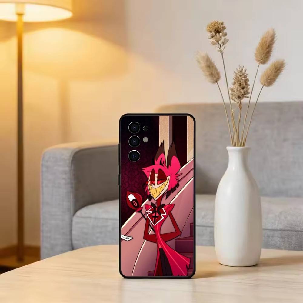 Чехол для телефона H-Hazbin A-Alastor для Samsung S25, S24, S21, S22, S23, S30, Ultra, S20, Plus, Fe, Мягкий силиконовый черный чехол