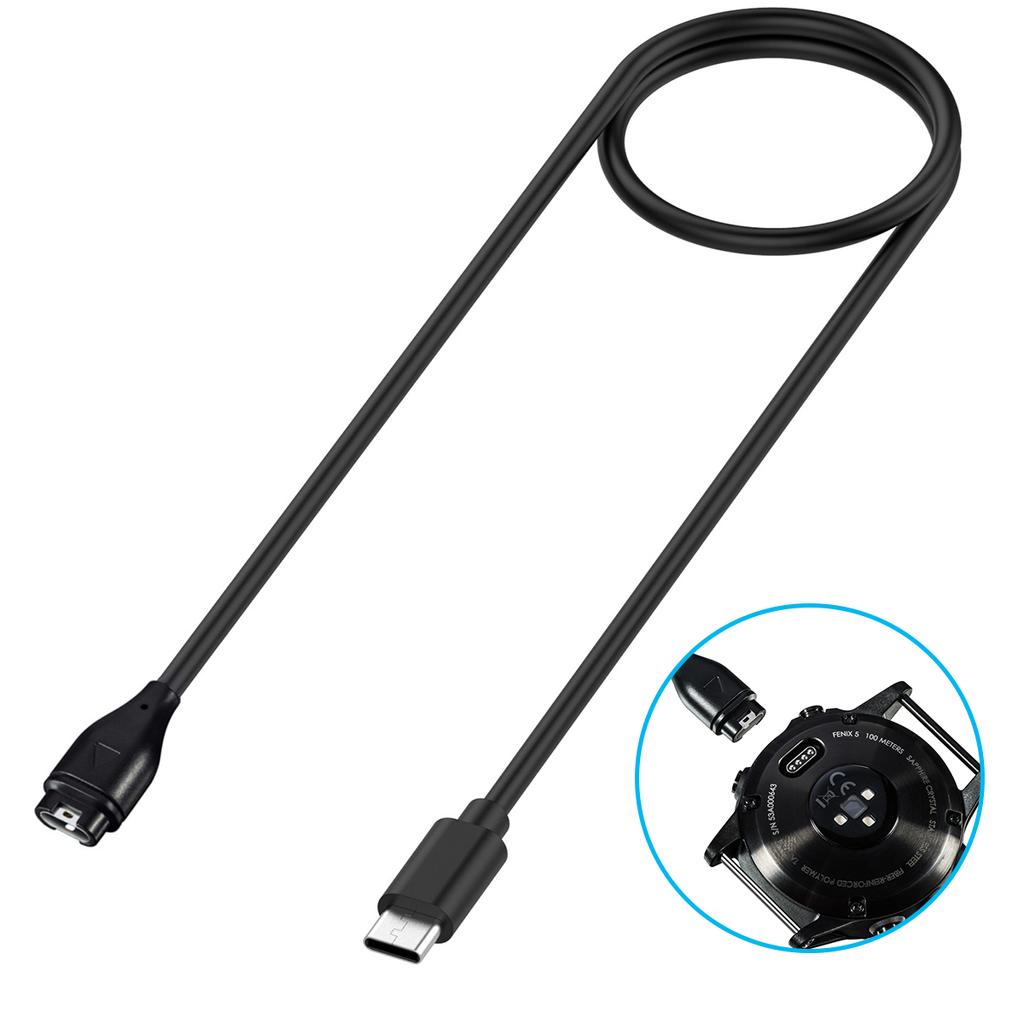 FONKEN Док-станция, зарядное устройство, USB-кабель для зарядки, шнур для Garmin Fenix ​​5/5S/5X Plus 6/6S/6X Pro Sapphire Venu Vivoactive 4/3 945 245 45 Quatix 5
