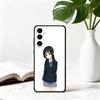 K-K-ON Мио Акияма-KMA Чехол для телефона Samsung Galaxy A73,A72,A71,A70,A53,A52,A51, Мягкий силиконовый черный чехол