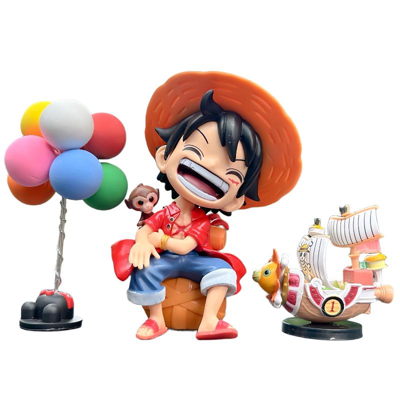Аниме One Piece Украшение на центральную консоль автомобиля с Луффи и Зоро - Аксессуар для украшения интерьера.