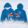 Модный осенний свитер Shark Girl Ka Wugula GawrGura Двумерная периферийная куртка Одежда с капюшоном 3D-печать Удобная