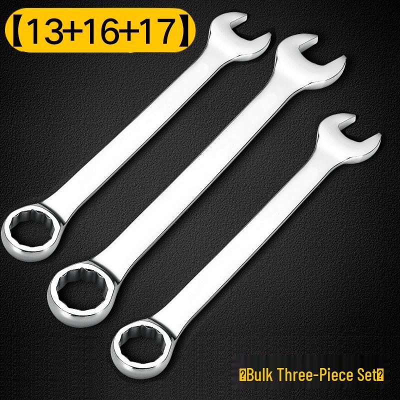 Metric Dual-Use Wrench: Box-End & Open-End Wrench for Auto Repair