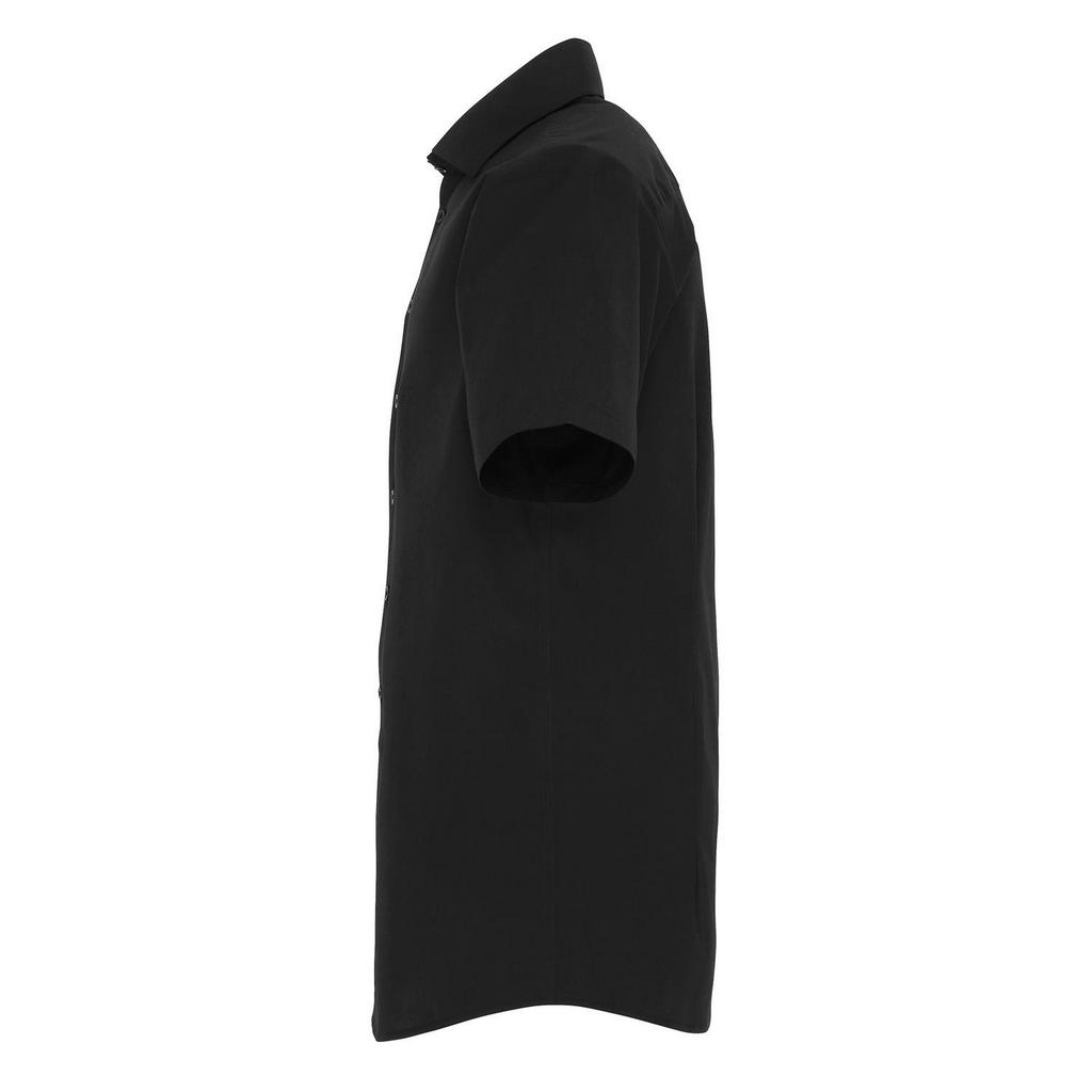 Premier Mens Poplin Stretch Short-Sleeved Shirt