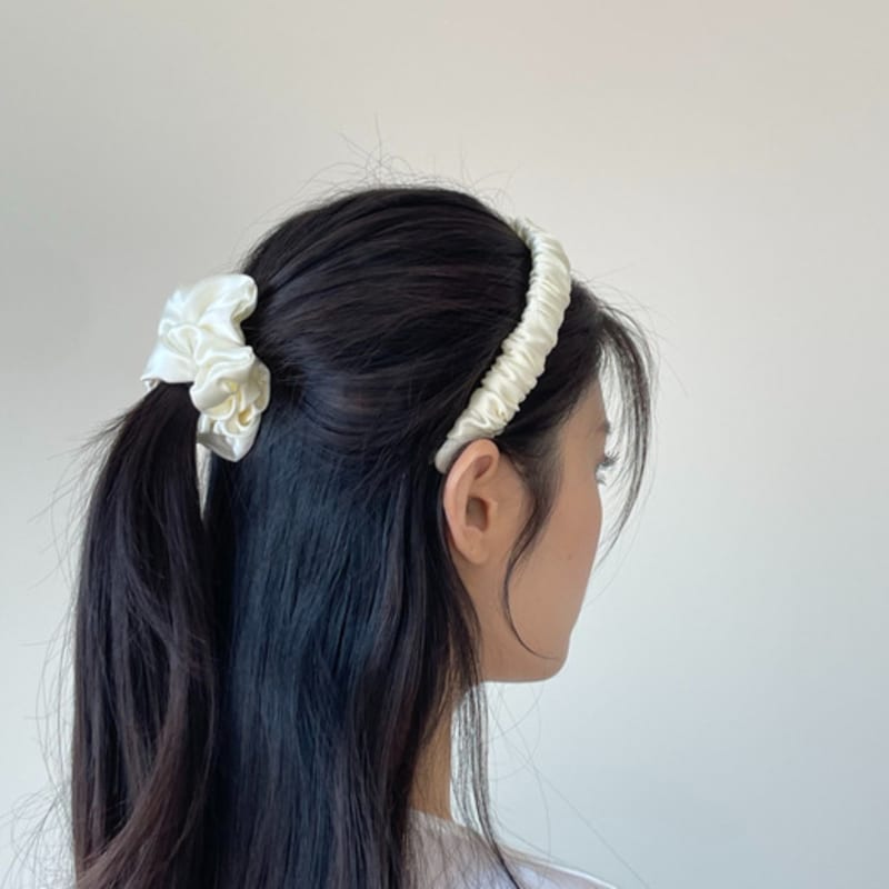 Повязка на голову Dwelly Premium из 100% шелка тутового дерева (6 цветов)