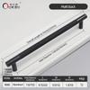 Oukali Aluminum Pull Handle for Home Kitchen Door Drawer Cabinet Gold T Bar 128mm Pull Black Cabinet Knurling Pulls Customizable