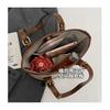 Ielgy Commuter Bag Underarm Large Capacity Casual Retro Bucket Bag