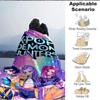 1Pc Kpop Demon Hunters Blanket Soft And Comfortable Casual Warm Camping Travel Christmas Halloween Xmas Gift M929395
