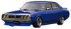 Модель зажигания 118 Nissan Skyline 2000 GT-X (GC110) Синий металлик готовое изделие