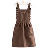Kitchen Apron with Pockets Strap Adjustable Breathable Thin Ladies Princess Skirt