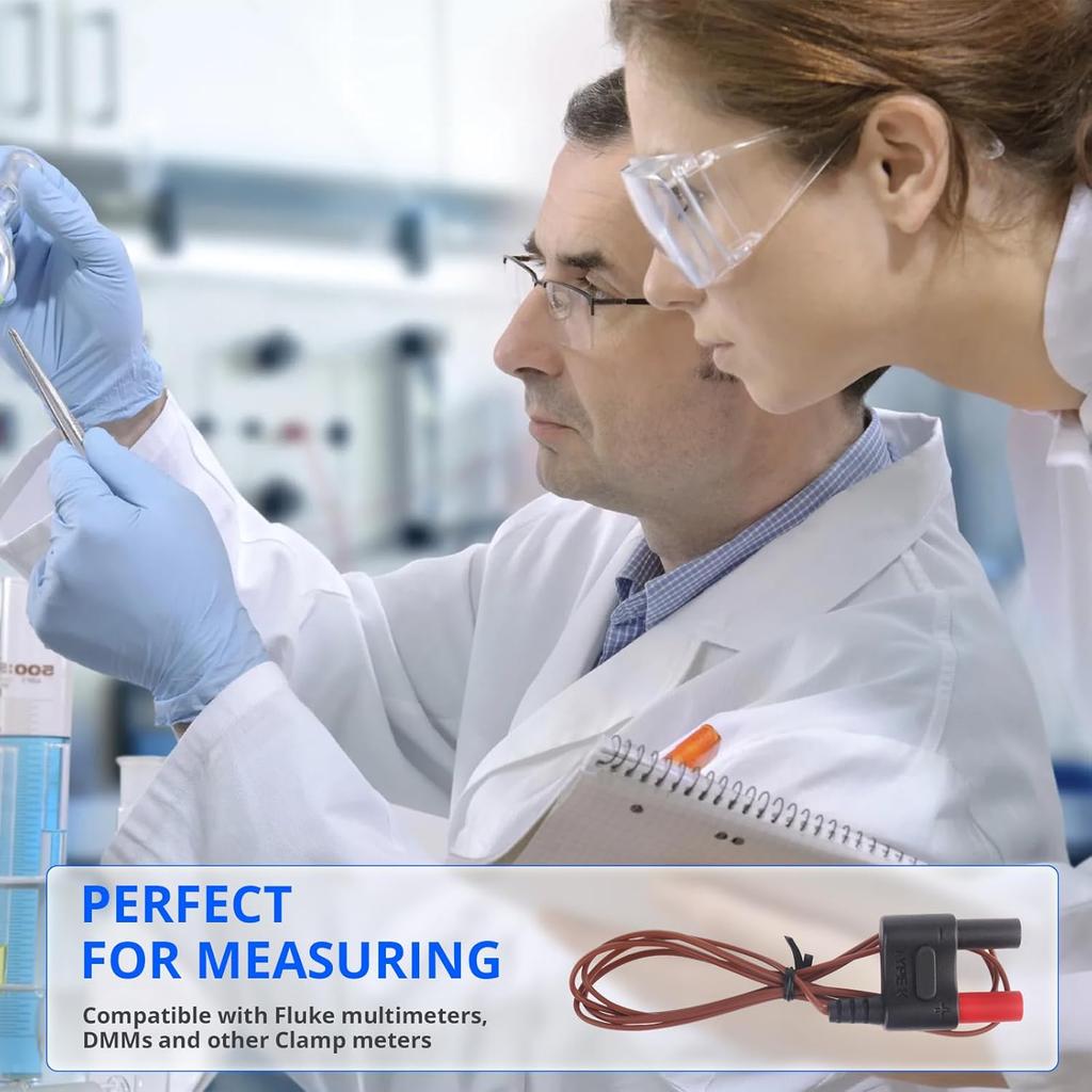 Термопара типа K 80BK-A, сменная для мультиметра Fluke, кабель с температурными зондами