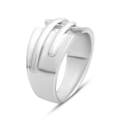 Серебряное кольцо с без камней, вес изделия 7,69 гр (2143970)