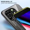 For Infinix Hot 40i Hot40i Case Gradient Aurora Tempered Glass Soft Frame Back Cover Phone Case