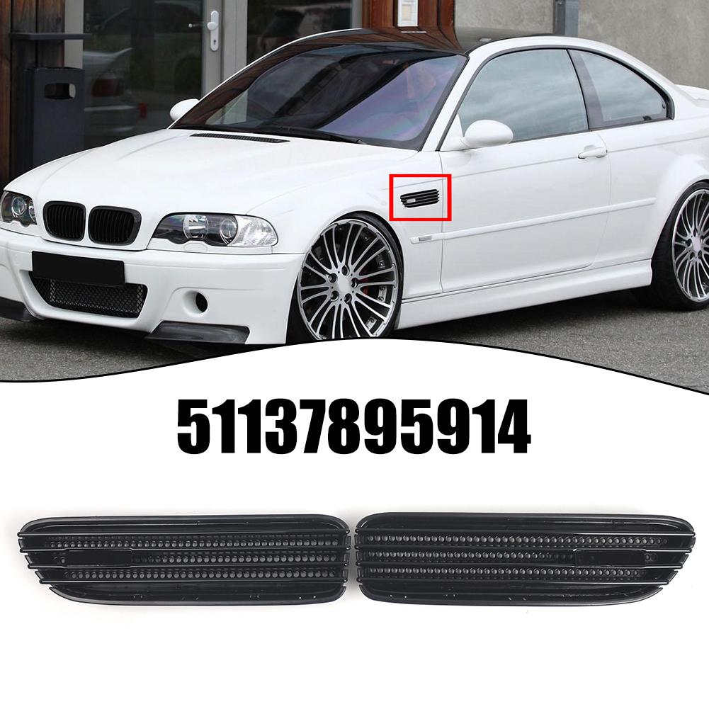 For BMW E46 For M3 2001 2006 Front Fender Air Vent Grille Side Vent Cover Replacement Part Number 51137895914 for For M3 Model