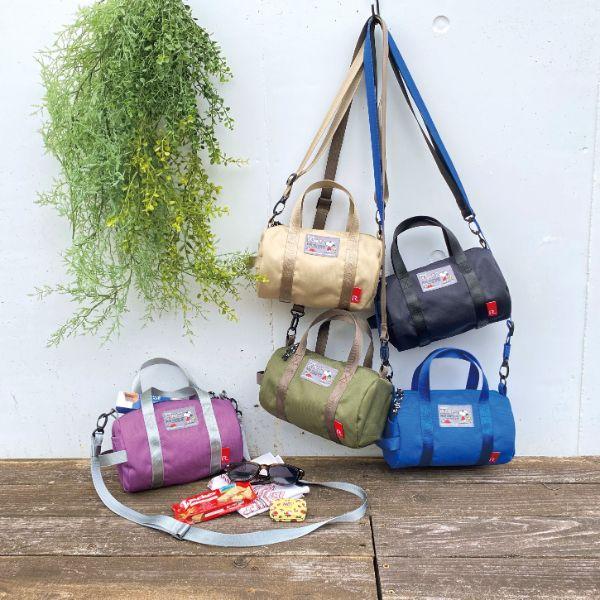 Snoopy IP.Drum.PEANUTS-8K Mini Boston Bag Blue Rootote