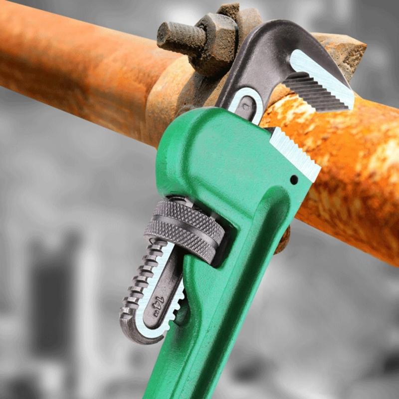 Large Opening Spanner 8/14inch Steel Professional for Industrial Application Home Repair Pipes Vise Building Wrench