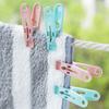 30PCS Clothesline Clips Plastic Clothes Pegs Laundry Clothespin Clothes Pins Quilt Towel Clips Spring With Basket Cabides Hanger