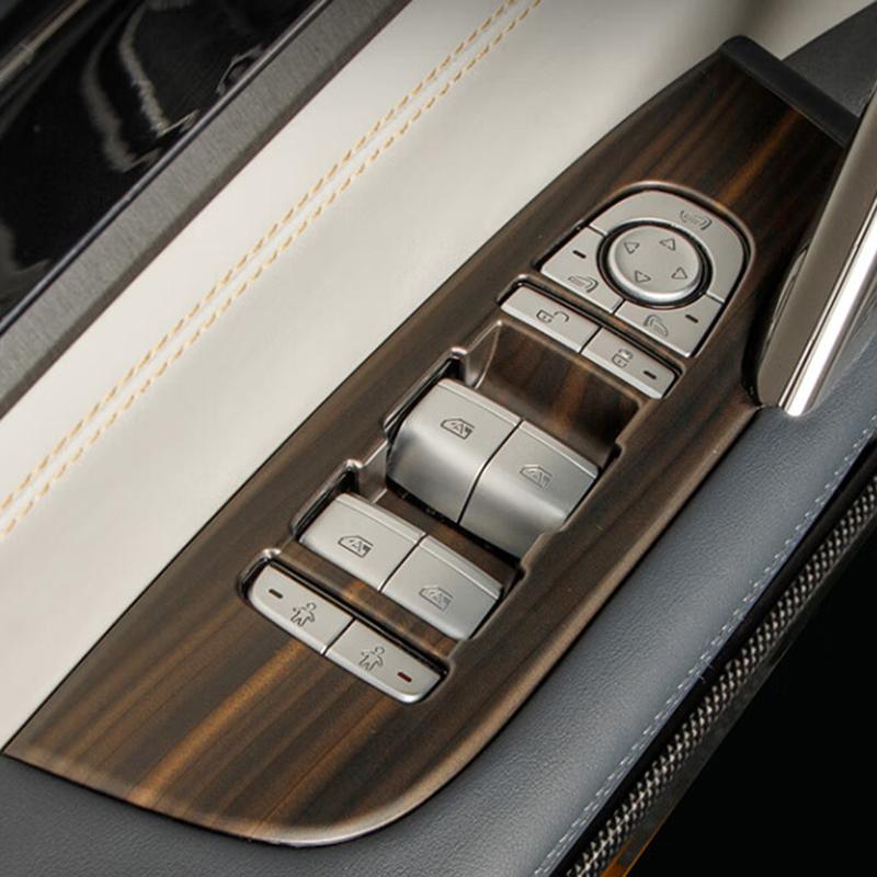 Внутренний подлокотник, дверное окно, стекло, кнопка подъема, панель, крышка для BYD Tang EV/DM 2022 2023, аксессуары для стайлинга автомобилей из АБС-пластика