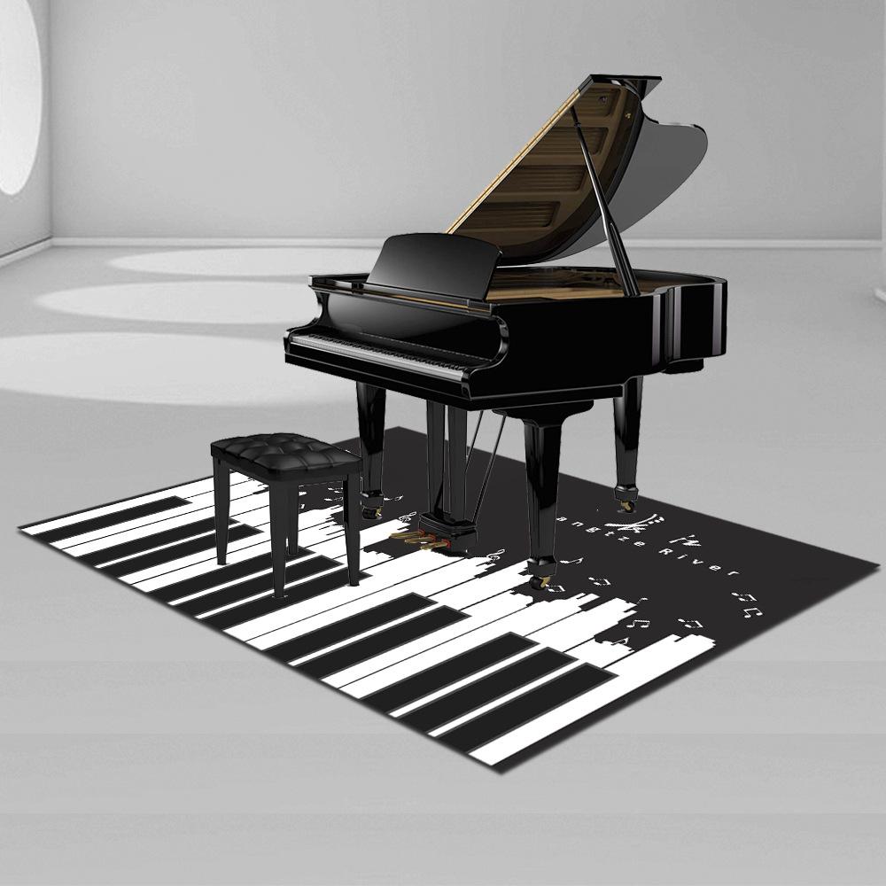 Square Piano Carpet Giveaway Floor Mat Musical Instrument Promotional Item Qin Shop Gift Company Quick Manufacturing