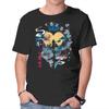 Unisex Crew Neck T-Shirt Kingdom Of Courage Graphic Short Sleeve Casual Tee
