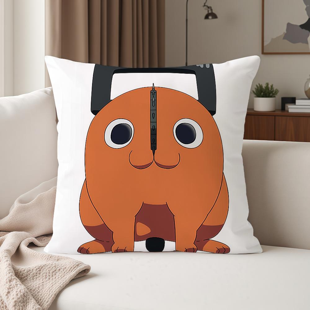 Anime C-CHAINSAW M-MAN Pochita Pillow Case Suitable For Bedrooms Living Rooms Cars Home Decoration