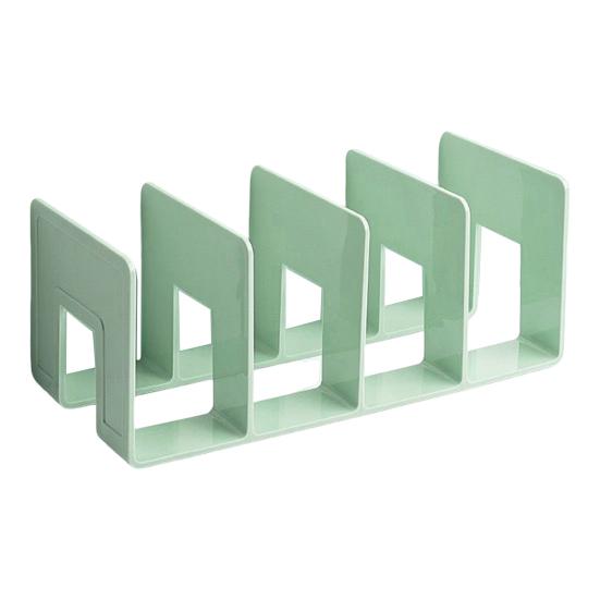 File Organizer for Desk 4 Compartments Large Magazine Manager Document Holder Thickened Bookshelf for Office Home