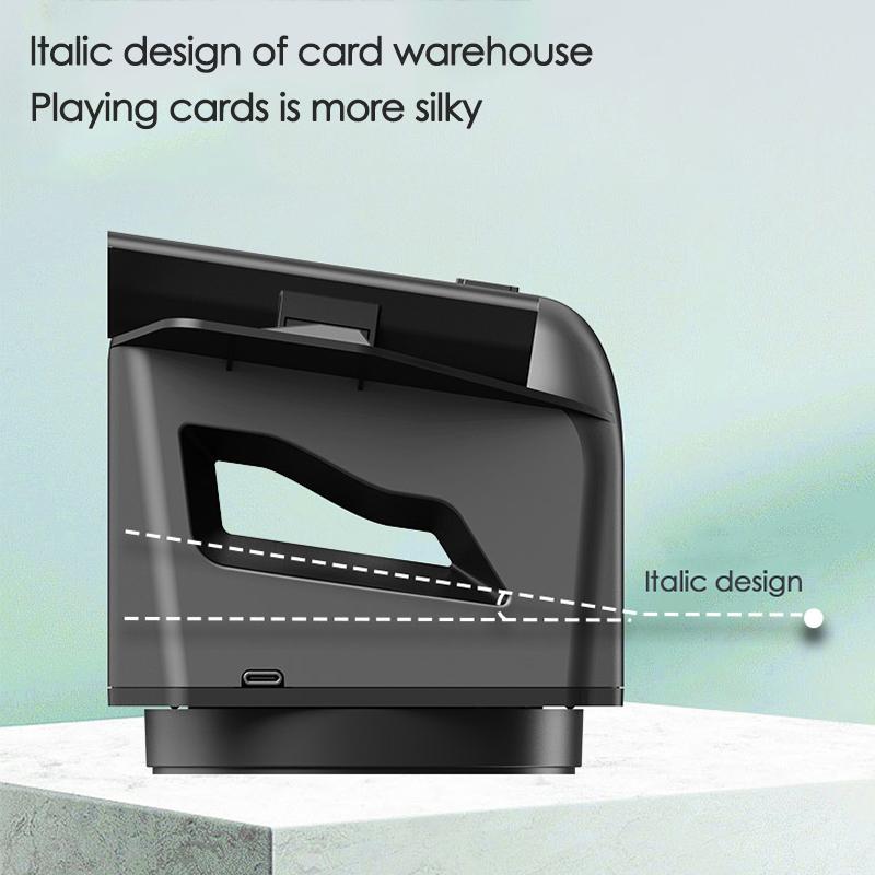 Автоматическая машина для тасования и раздачи карт 2 в 1 Электрический раздатчик покерных карт Шаффлер Устройство 4000 мАч Чувствительный к касанию Дилер