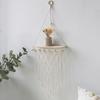 Woven Tapestry Exquisite Storage Cotton Rope Fashion Boho Decor Macrame Hanging Shelf for Living Room