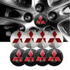 vdpc7 56/60/65mm Aluminium Car Wheel Center Hub Caps Sticker for Mitsubishi ASX Lancer L200 Pajero Outlander Eclipse Galant Ralliart