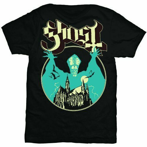 Ghost BC Opus Eponymous Black Classic Rock Metal Band Unisex T-shirt