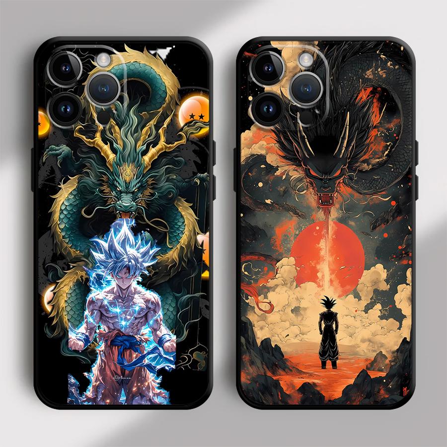 Чехол Dragon Ball Goku для Apple iPhone 14 X XR 13 Mini 16 Pro Max 16e 7 8 SE 16+ 15+ 12 15 Plus Мягкий Funda Задняя крышка телефона