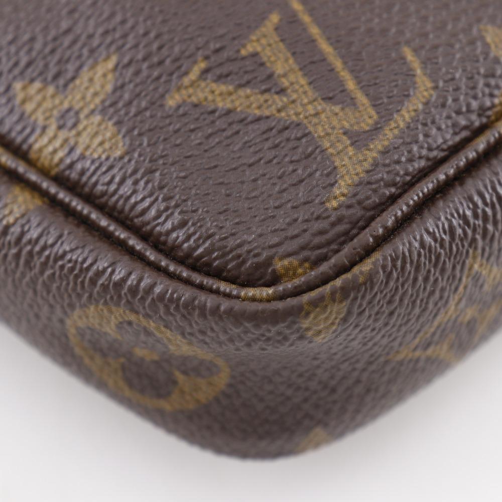 Louis Vuitton Косметичка Pochette Accessoires M51981 Панда Такаси Мураками коллаборация Косметичка Коричневая Канва Monogram Женская Б/у
