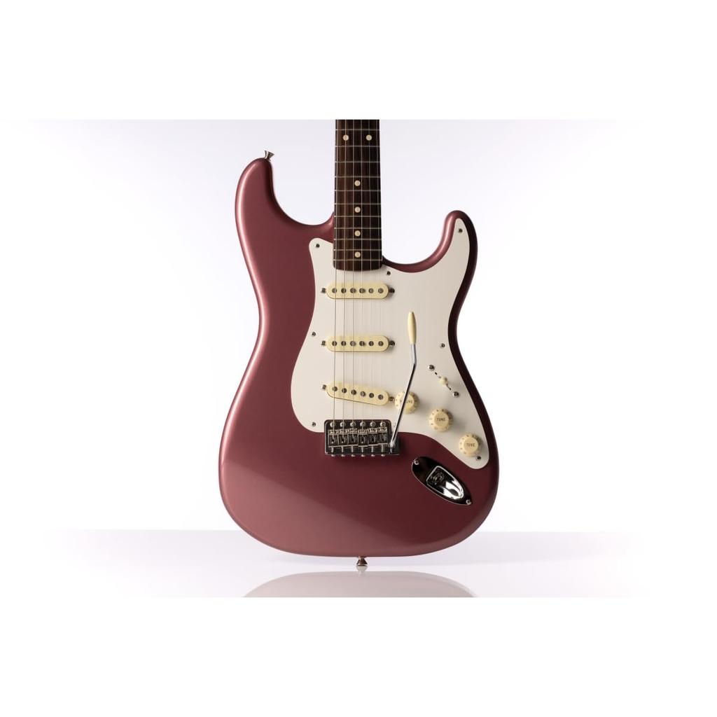 Fender /Char Stratocaster, накладка на гриф из палисандра бордового цвета, цвет «Char» бордовый [Сделано в Японии]