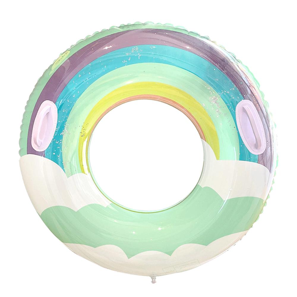 Детские кольца для бассейна, сиденье, милое надувное кольцо для плавания, сиденье для плавания, круг для плавания с двойной ручкой для маленьких детей, ванна для бассейна