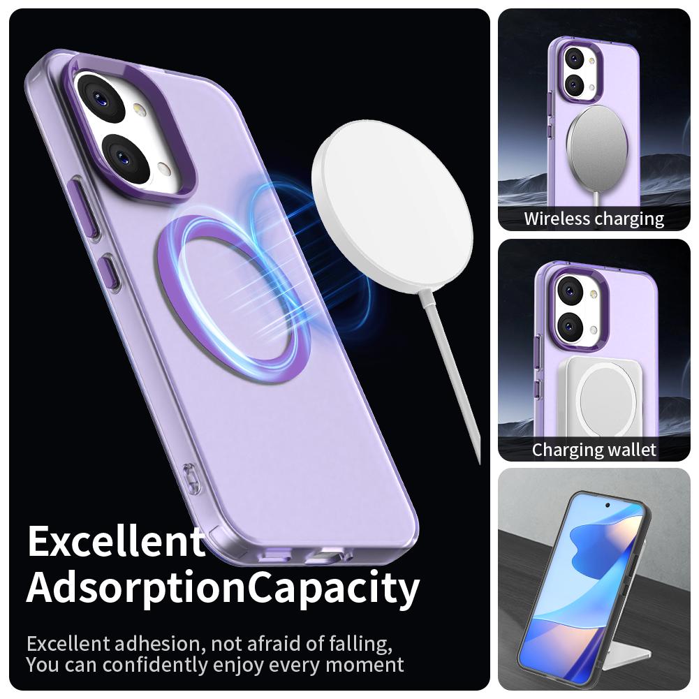 Матовый прозрачный магнитный чехол для телефона Poco X8 Pro Max Чехол для Poco X7 Pro для беспроводной зарядки Magsafe Защитная крышка
