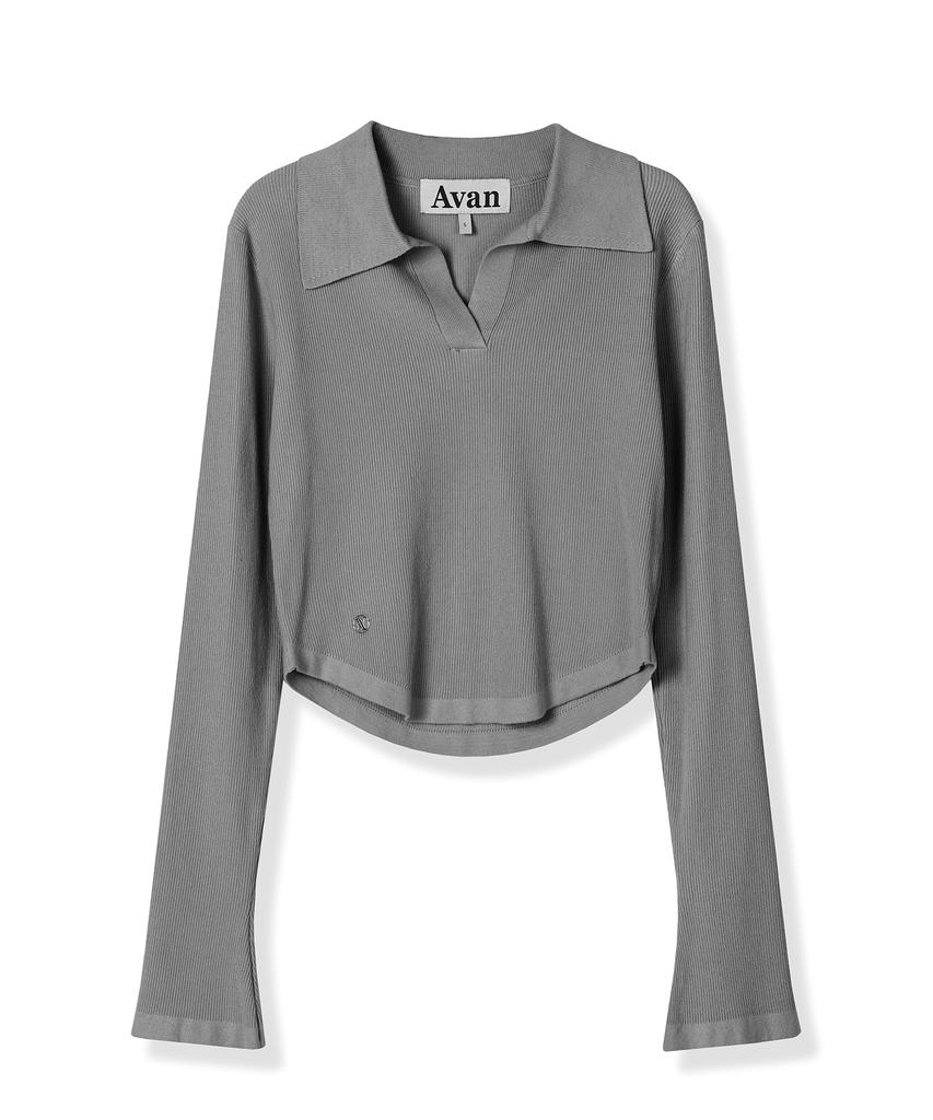 AVANDRESS Ant Waist Collar Knit Black
