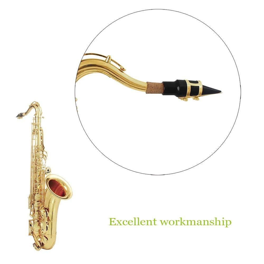 Alto/Tenor/Soprano Saxophone Mouthpiece Metal Buckle Clarinet Mouthpiece  Woodwind