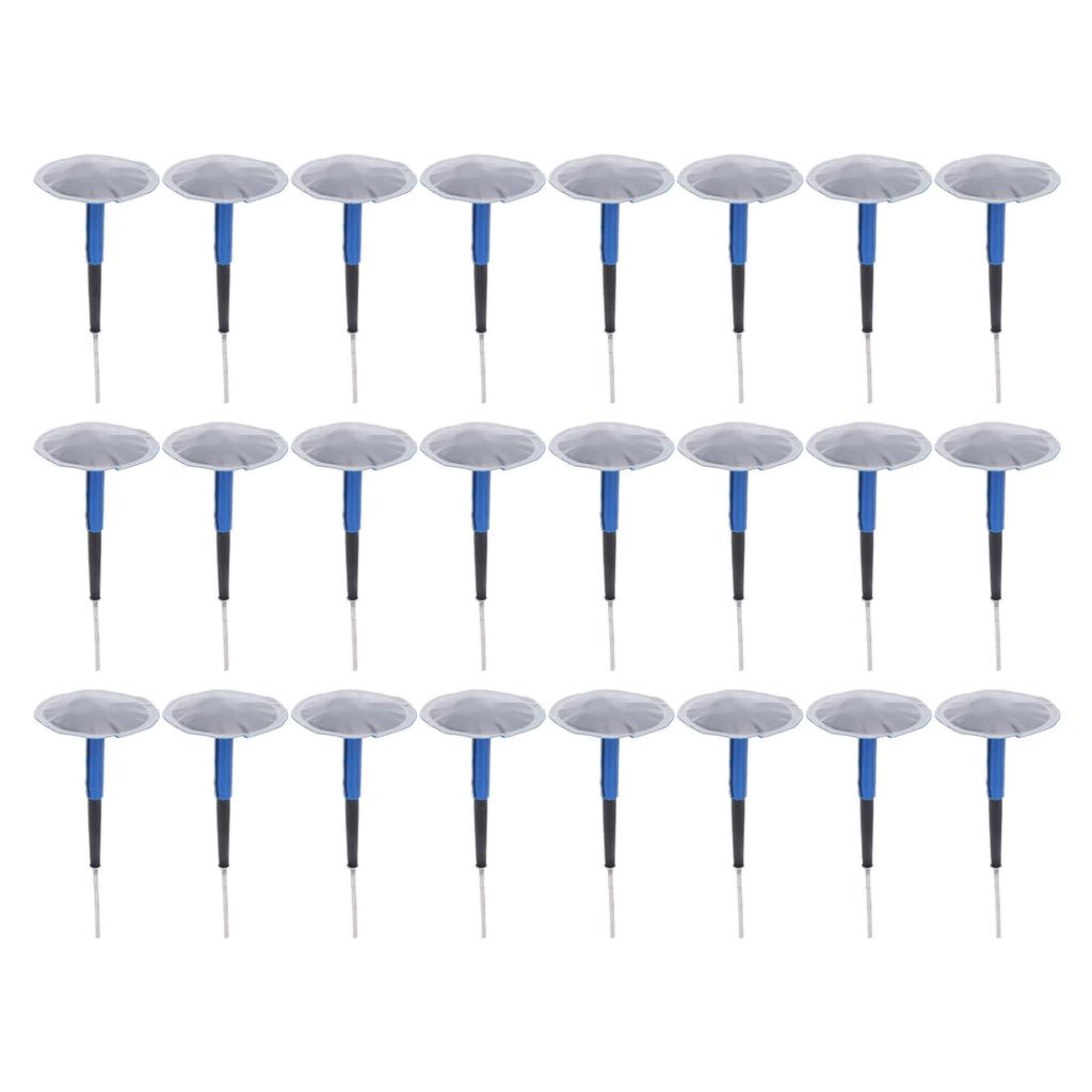 24pcs Tire Patch Plug Rubber Steel Tire Repair Patch Mushroom Plug for Repairing Cycle Car