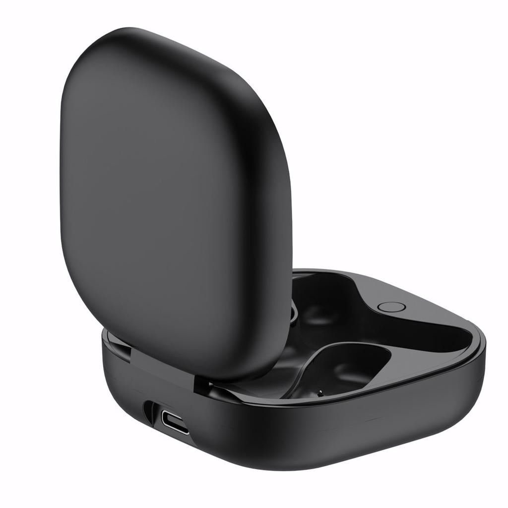 Зарядный кейс для наушников, подходит для Shokz OpenFit 2 2+ T920 T921, Зарядное устройство для наушников-вкладышей, Замена, 500 мАч, Type-C, Черный