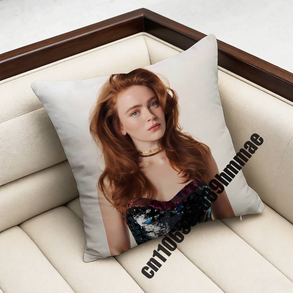 Для классной смешной наволочки на подушку-думку Sadie Sink xсм xсм Квадратная наволочка для подушки в спальню Чехол для подушки