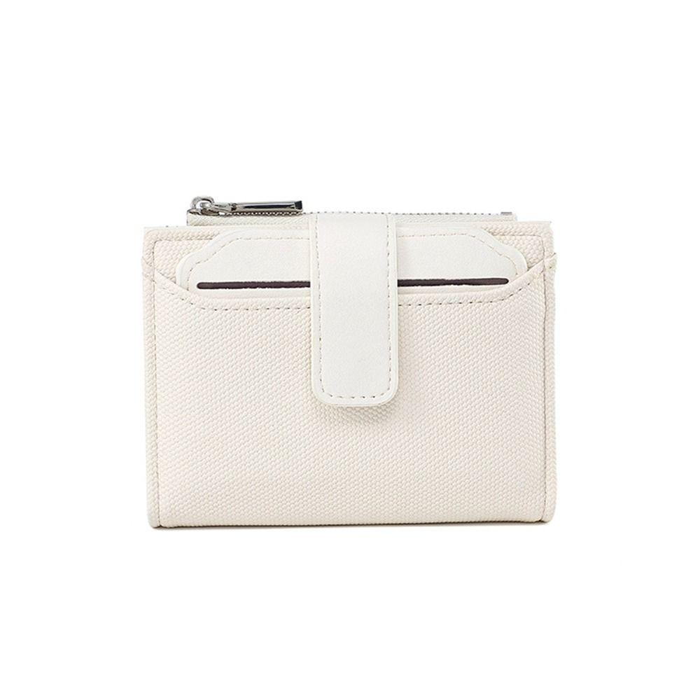 Однотонный короткий кошелек, короткие кошельки для монет, кошелек, новый складной кошелек для женщин