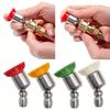 Rotating High Pressure Washer Tips Stainless Steel Rotary Spray Jet Tip Washer Adapter  Garden