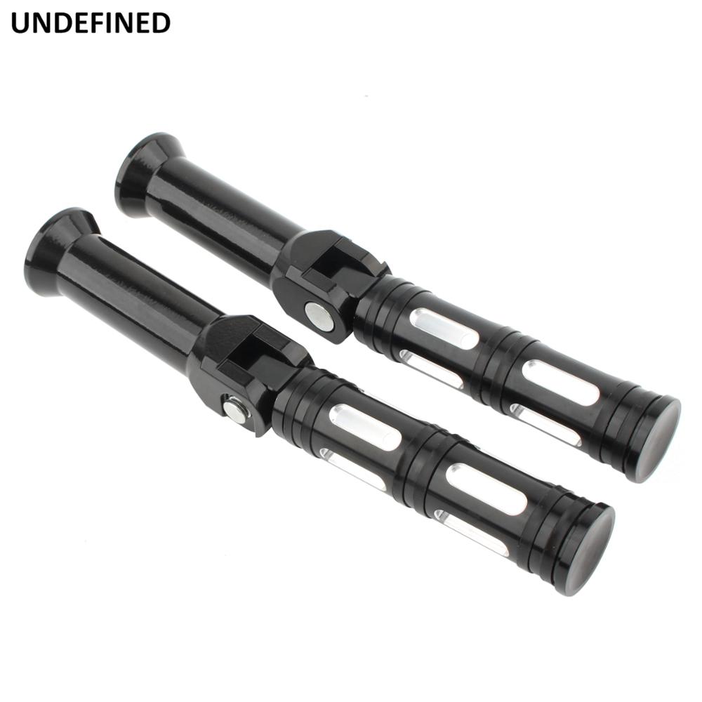 Черные подножки для мотоцикла с ЧПУ, опорные кронштейны для задней подставки для ног для Harley Softail Fat Boy Breakout Street Bob Sport Glide 2018-20