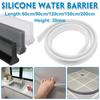 Flexible Bathroom Kitchen Water Stopper Barrier Shower Threshold Dam Floor Water Stopper Strip