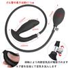 Ifukens Anal Anal Anal Manual Anal Up To for SM Anal Anal for Use Plug, Beads, Balloon, Dual-Layer Construction, Inflatable, Inflatable, Pump, 50mm,