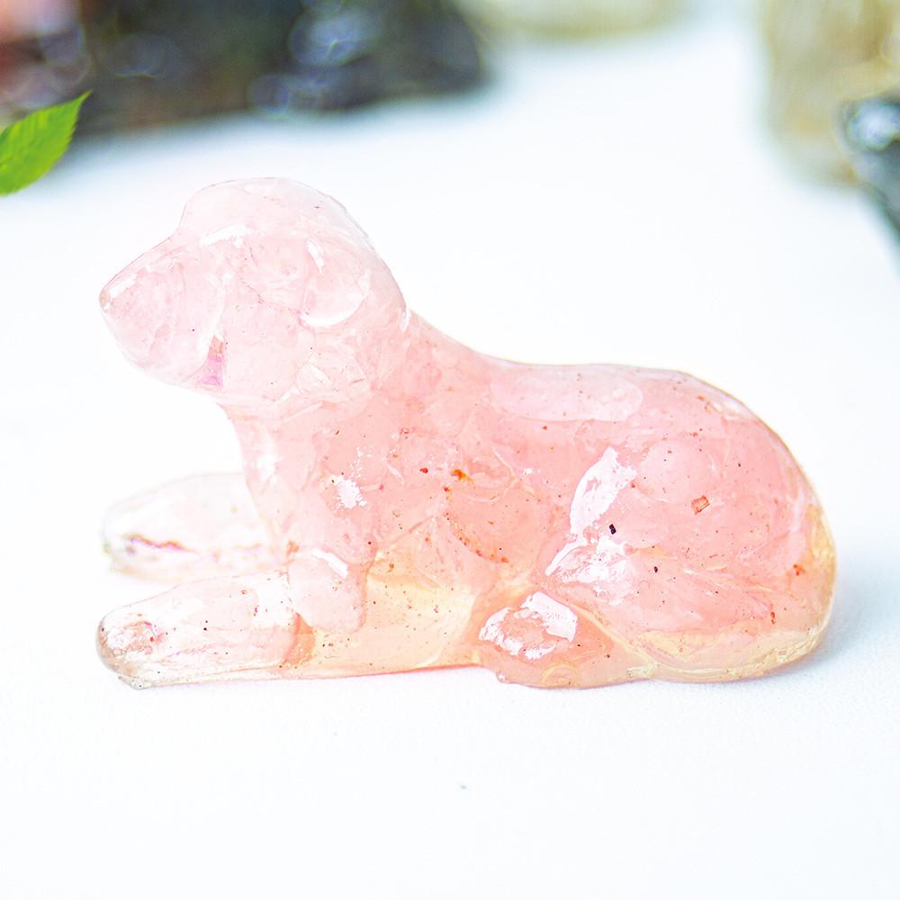 Obsidian Resin Animal Ornament With Elegant Style For Office Or Home Decoration