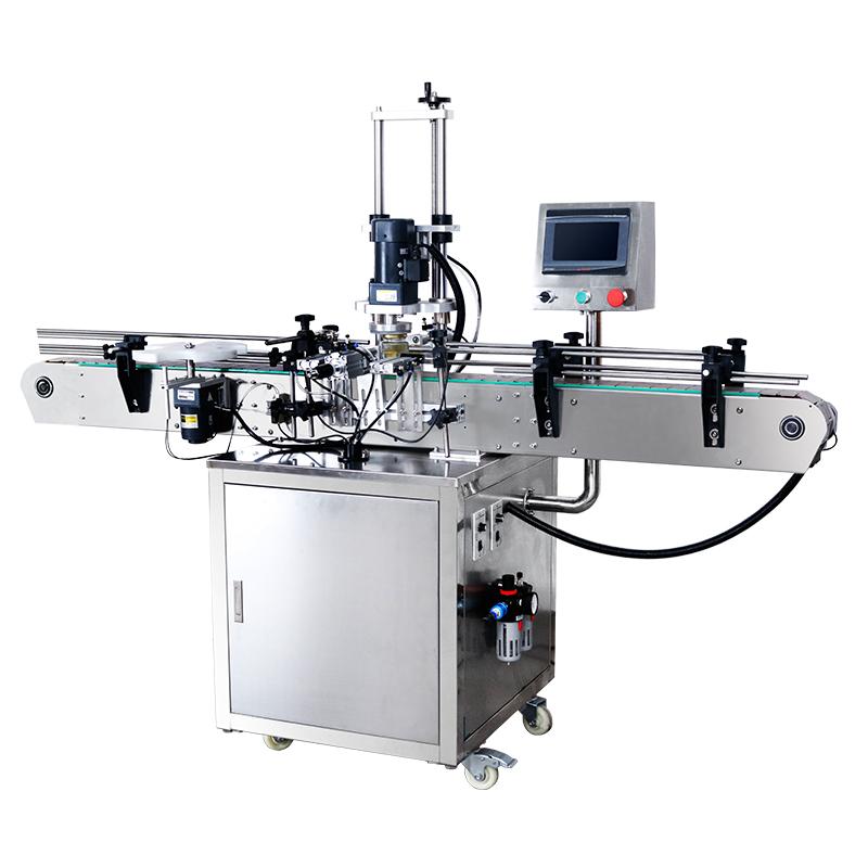 ZONESUN ZS-XG440D Auto Glass Jar Capping Machine Twist Off Lug Cap Screw Sealer Honey Sauce Jam Bottle Lid Tightening Packaging